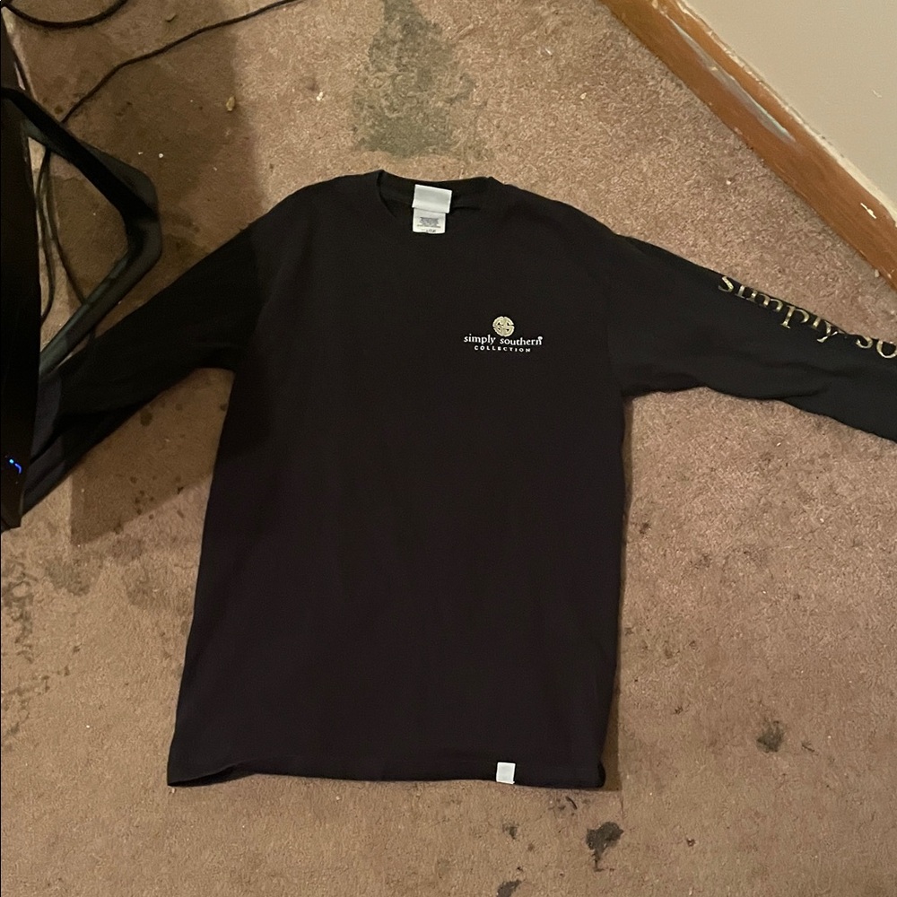 Simply Southern Black Long Sleeve Tee